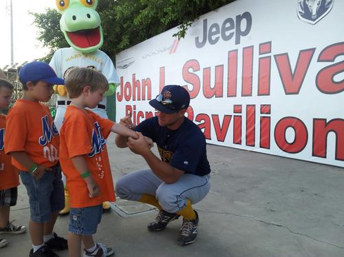 Signing at the John l sullivan picnic pavilion.jpg